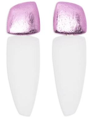 Monies Pendientes con colgante Joa - Rosa