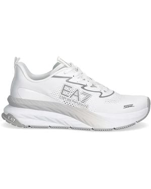 EA7 Logo Sneakers - White