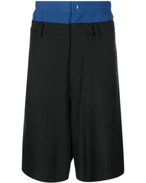 Ambush Bermudas Con Diseño A Capas - Negro