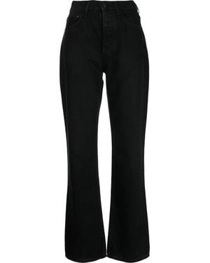 Rag & Bone Bootcut-Jeans Mit Hohem Bund - Schwarz