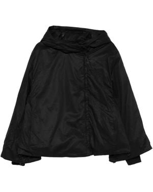 By Malene Birger Chaqueta con cremallera y capucha - Negro