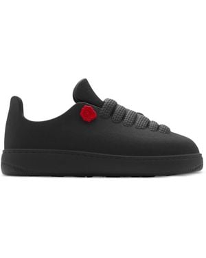 Burberry Bubble Charm-Embellished Rubber Low-Top Trainers - Black