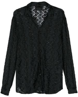 Saint Studio Camisa calada - Negro