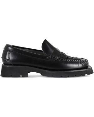 Hereu Mules Mocassino Nombela Sport - Negro