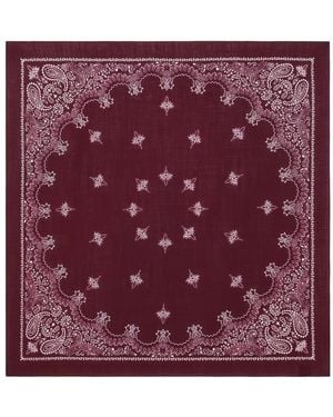 Destin Paisley Scarf - Purple