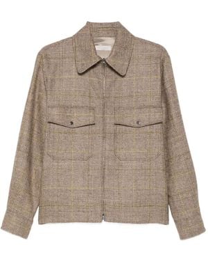 Antonelli Zip-Fastening Shirt Jacket - Natural