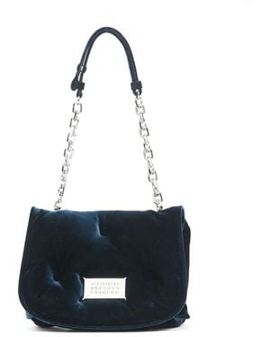 Maison Margiela Borsa A Spalla Glam Slam Piccola - Blu