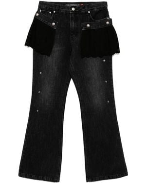 ANDERSSON BELL Jeans Mit Spitzeneinsatz - Schwarz
