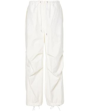 Acne Studios Pantalones anchos con cordones - Blanco