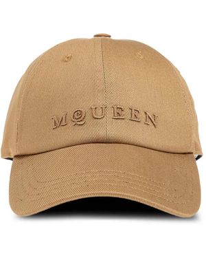 McQueen Honkbalpet Met Borduurwerk - Naturel