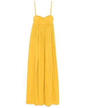 Semicouture Abito Lungo Flavia - Giallo