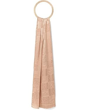 Furla Logo-pattern Scarf - ホワイト