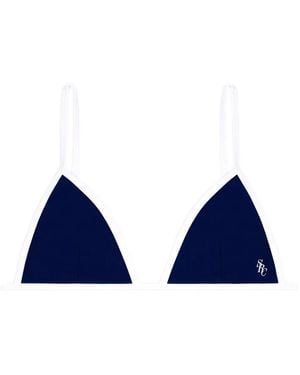 Sporty & Rich Kate Bikinitop - Blauw