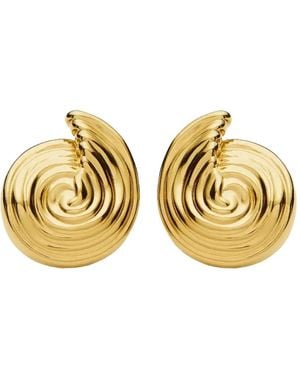 Missoma Orecchini A Bottone Piccoli - Metallizzato