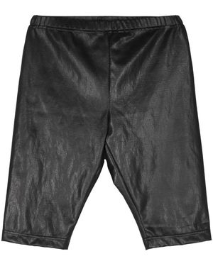 Junya Watanabe Shorts Aus Faux-Leder Mit Stretchbund - Grau