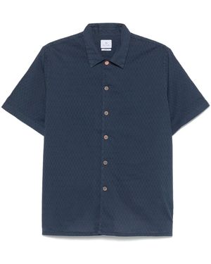 Paul Smith Short Sleeves Shirt - Blue