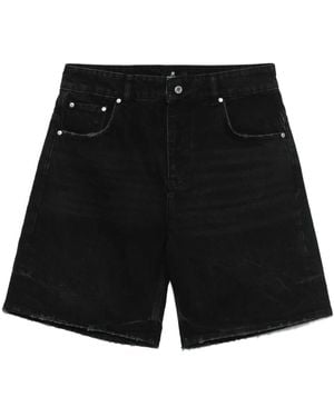 Represent R10T Tailored Denim Shorts - Black