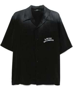 Amiri Hollywood ボウリングシャツ - ブラック