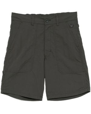 Chocoolate Logo-Patch Shorts - Grey