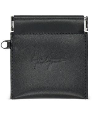 discord Yohji Yamamoto Leather Coin Purse - Black