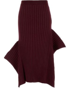 Stella McCartney アシンメトリー スカート - レッド