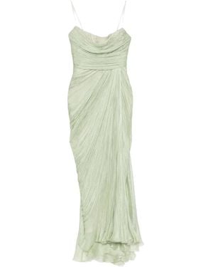 Maria Lucia Hohan Siona Pleated Dress - Green