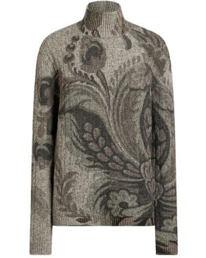 Etro ペイズリーリブセーター - グレー