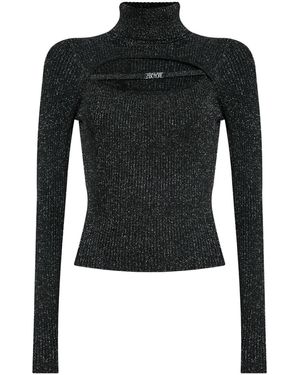 Versace Jeans Couture ルレックス セーター - ブラック