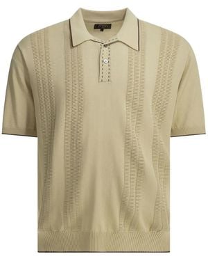 Beams Plus Polo De Punto Texturizado - Blanco