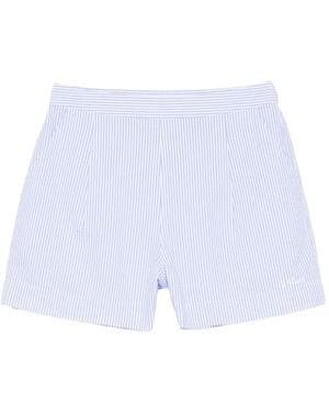 MC2 Saint Barth Striped Shorts - White