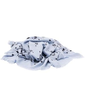 Kujten Schal Mit Bandana-Print - Weiß