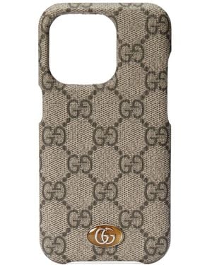 Gucci Ophidia Iphone 14 Pro Case - Grey