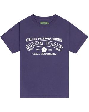 DENIM TEARS Adg T-Shirt - Blue