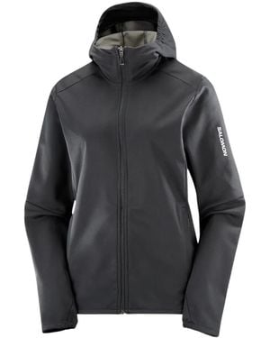 Salomon Gore-Tex Infinium Zip-Up Hoodie - Gray
