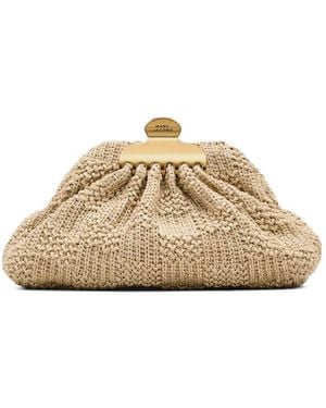 Marc Jacobs The Summer Glam Woven Clutch Bag - Natural