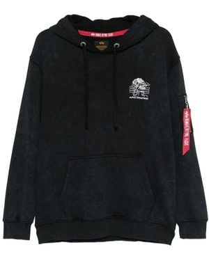 Alpha Industries Unfrm Army Hoodie - Black