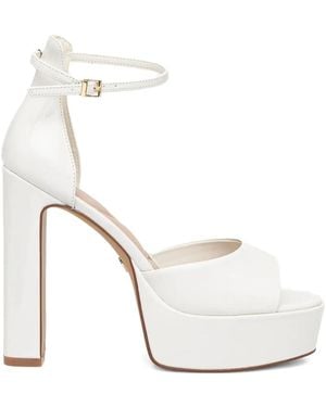ALDO Nissa 130mm プラットフォーム サンダル - ホワイト