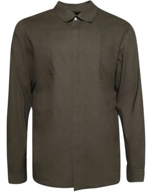 Rick Owens Pocket-Strap Shirt - Green