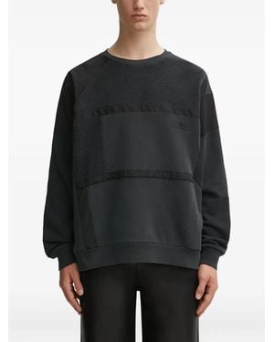 MM6 by Maison Margiela Paneled Sweatshirt - Black