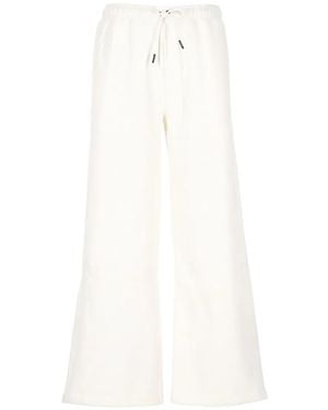 K-Way Drawstring Wide-Leg Track Trousers - White