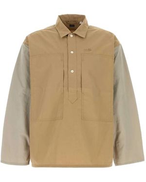 Nanamica Pullover Shirt Jacket - Natural