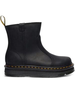 Dr. Martens Zebzag Rigger レザーブーツ - ブラック