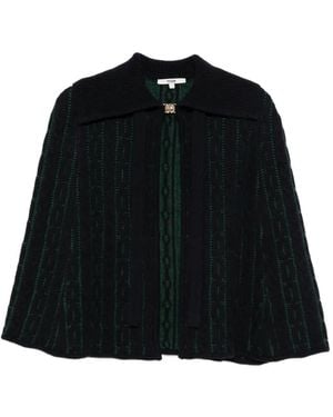 Maje Cable-Knit Cardigan - Black