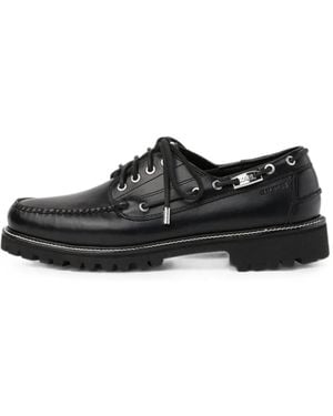 KARL LAGERFELD X G.H. Bass Boat Shoes - Black