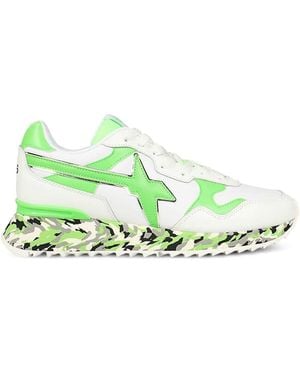 W6yz Sneakers Con Stampa Camouflage - Verde