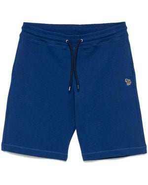 Paul Smith ゼブラパッチ トラックショーツ - ブルー