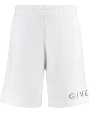 Givenchy Bermudas con logo - Blanco