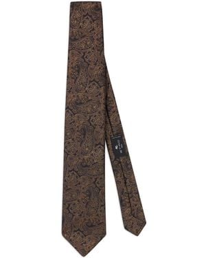 Etro ペイズリー ネクタイ - ホワイト