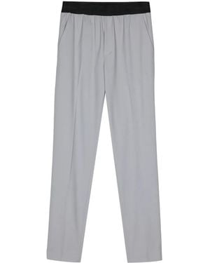 MSGM Straight-Leg Tailored Trousers - Grey