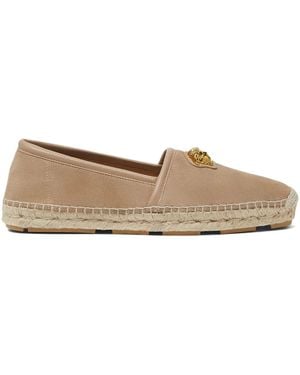 Versace La Medusa Suède Slippers - Bruin